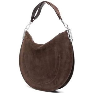 COCCINELLE Sunup Handbag Suede Leather Fondant Brown