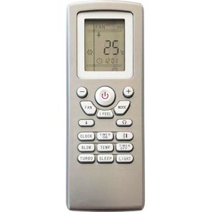 Wellclima YT1F Afstandsbediening voor airconditioning en warmtepompen, compatibel met YT1FF YT1F1 YT1F2 etc. van Aermec Fer Ferroli Emmeti Diloc HTW Gree Sant'Andrea Giatsu Trane Tango Vortice en