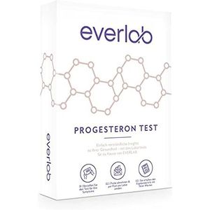 EVERLAB Progesteron-test: vrije progesteronwaarde snel en eenvoudig controleren, speekseltest, zelftest voor thuis