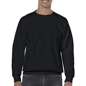 GIDUTEX Pullover van Gildan Heavy Blend Crewneck Sweatshirt voor heren, S - 5XL, zwart, M