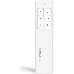 Norwii N99 Wireless Presenter with Air Mouse, Rechargeable Hyperlink Volume Control Presentation Clicker PowerPoint Remote Control Laptop Clicker 2.4GHz