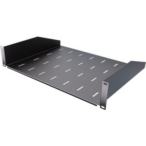 Stalflex Eco Netwerkkast, 19 inch, 2U 350 mm, serverrek gemaakt van staal, computer- en serverracks, serverkast, compatibel met netwerkkast en rack rails