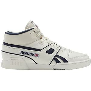 Reebok Unisex-Adult Workout Pro Mid Sneaker, Krijt Vector Navy Pure Grey, 10.5 UK Men/ 9.5 UK Women