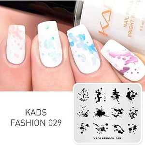 KADS Nail Art Stempelplaten Serie Modellen Fashion Stempelen Manicure Print Templates (FA029)