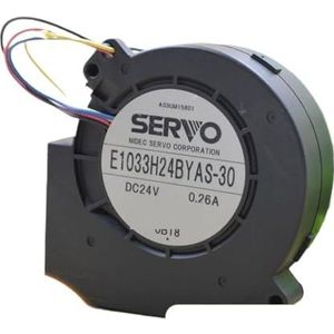 97mm 24V Blower Fan voor Servo E1033H24BYAS-30 9 9733 DC 0.26A Turbofana