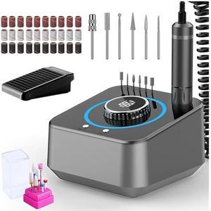 40000 RPM Elektrische nagelboor Professionele manicuremachine met borstelloze motor Nagelschuurmachine Set Nagelsalon Polijstmachineapparatuur(40000RPM G-07)