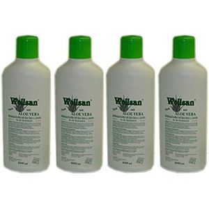 Wollsan Wollen wasmiddel met aloë vera en lanoline (4 x 1.000 ml)