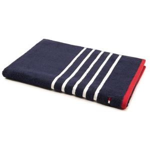 Tommy Hilfiger - Set van 2 Paar Sponzen Badkamer - Katoen - 40 x 60 cm en 50 x 100 cm - Jacquard Cap Cod 51
