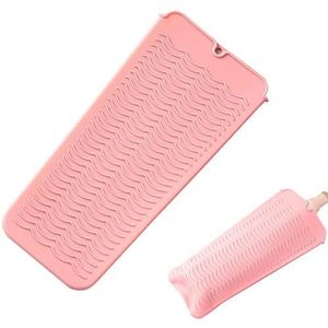 Siliconen Stijltang Mat,Siliconen matkussen voor warmte-isolatie - Perm Styling Tool Bescherming tegen verbranding, krultang Hittebestendig kussen voor krultangen