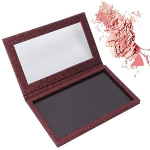 Magnetisch Leeg Make-up Oogschaduwpalet met Transparant Deksel, Magnetisch Make-uppalet met Spiegel Zelfklevend Leeg Palet Magnetisch Palet voor Oogschaduw Lipstick Blush-poeder, Leeg oogschaduwpalet