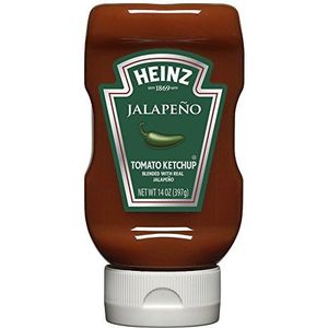 Heinz Tomaat Ketchup, Jalapeno, 14 oz (Pack van 6)