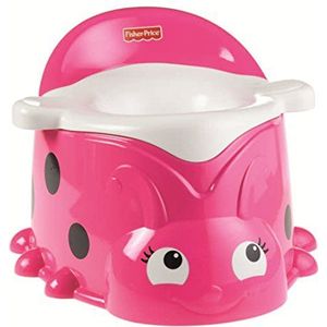 Mattel Fisher-Price BBM85 Sweet Pink Potje in lieveheersbeestjes-look, eenvoudig te reinigen