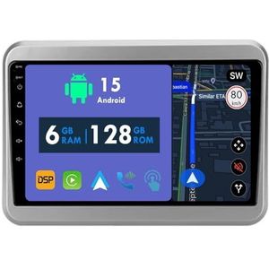 RoverOne Autoradio GPS voor Suzuki Spacia 2 II 2017-2023 Carplay Android Auto Stereo Hoofdeenheid Bluetooth WiFi Radio Speler Sat Navigatie