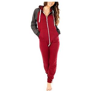 Juicy Trendz® Womens Onesie dames Hooded Jumpsuit een stuk pyjama Unisex slaapzak