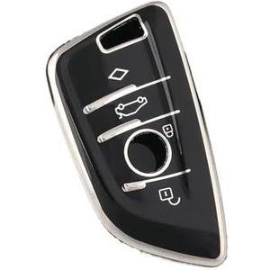 Autosleutel beschermhoes Voor Bmw X1 X3 X4 X5 X6 F15 F16 G30 G11 F48 Accessoires Sleutelhanger Tpu Auto Afstandsbediening Sleutel Case Cover Shell Fob 3 5 7 Serie Sleutel Shell(1 UK)