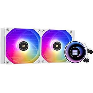Thermalright Frozen Notte 240 WHITE ARGB waterkoeling, CPU-koeling, 240 White CPU-koelingspecificaties, dubbele PWM-fan, S-FDB V2-lager, geschikt voor AMD AM4/ Intel LGA 1700/1150/1151/1200/2011