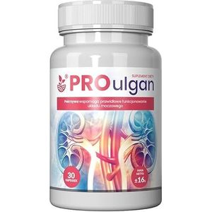 ProUlgan Capsules - Urinary Support, 30 stuks, Suikervrij. Doeltreffende formule voor een gezonde urinewegen en algemeen welzijn. Kwaliteit gegarandeerd.