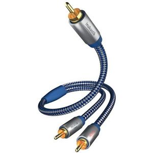 In-akustik Premium II Audio Y-subwoofer kabel 2 m