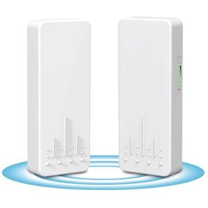 NICGIGA - 5,8 G - Draadloze Brug - 4 km Overdracht - 2 Gigabit LAN-poorten