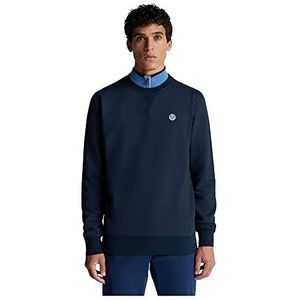 NORTH SAILS Sweatshirt met ronde hals en logo voor heren.