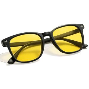 Innovaland Nachtbril Auto - Heren - Dames - Computerbril - Gele Bril - Gele Zonnebril - Avond Bril - Night Vision