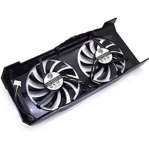 LMNCBVYA 12V 75mm Graphics Card Cooling Fan PLD08010S12HH for N460 N560GTX V5 R7770-2PMD N460GTX+ M2D with 4Pin Connector