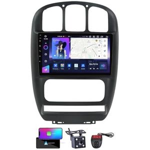 Android 13 Autoradio 9 Duim Touch Display Voor Chrysler Voyager RG RS 2000-2007 Met Draadloze Carplay Android Auto/GPS/FM RDS DAB+/BT 5.0/Bediening op het stuur + Camera en DVR(Size:NF-7)