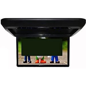 Draagbare dvd-speler voor videospelers op hoofdsteunen in auto's 13,3-inch autovideospelers HD LCD-scherm Dakmontage Monitor Omlaagklappen Auto Plafond TV HDMI FM IR Speaker Link met HD-roterend scher