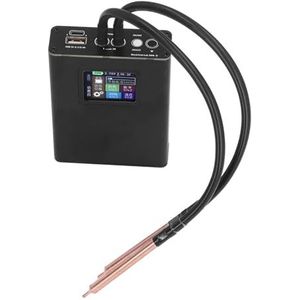 Mini Spot Welder Set Oplaadbare Mini Spot Welder Kortsluitbeveiliging Oxidatiebestendig Veilig LCD met Indicatielampjes voor Doe-het-zelf