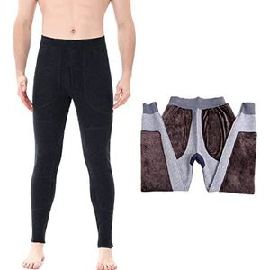 Thermal Underwear Mens Bottoms Base Layer Warm Stretch Thermals Leggings Fleece Pants
