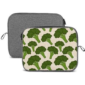 Green Broccoli Laptop Sleeve Case Beschermende Notebook Draagtas Reizen Aktetas 13 inch