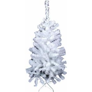 BigBuy Christmas Kerstboom wit PVC metaal polyethyleen 70 x 70 x 120 cm