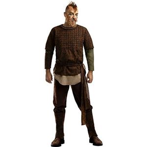 Funidelia | Floki Kostuum - Vikings voor mannen Vikingen, Barbaar, Nordic - Kostuum voor Volwassenen, Accessoire verkleedkleding en rekwisieten voor Halloween, carnaval & feesten - Maat XL - Bruin