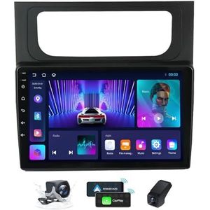 Android 14 Carplay Autoradio Geldt voor Volkswagen Touran 2 1T 2010-2015 10 inch Scherm Radio Android Auto Bluetooth Handsfree 4G WiFi FM/RDS/DAB+ Radio Achteruitkijkcamera + DVR(M160CP)