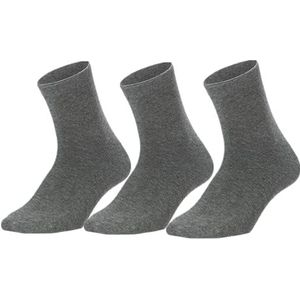 earthinglife Geleidende aardingssokken, 25% zuiver zilver, infused enkelsokken voor aardingsschoenen, grijs, 43-46 EU