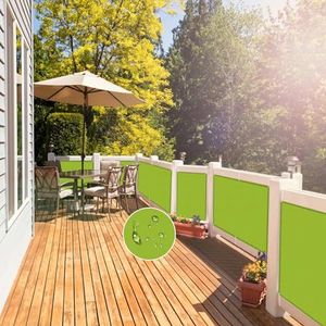 NAKAGSHI Zonnezeil, groen, 1,2 x 3 m, zonnezeil, rechthoekig, waterdicht, uv-bescherming 95%, geschikt voor tuin, outdoor, terras, balkon (gepersonaliseerd)