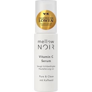 mellow NOIR Vitamine C-serum | voorkomt door licht veroorzaakte huidveroudering | veganistisch, klimaatneutraal & schoon | Anti-aging gezichtsserum met vitamine C | 30ml | gecertificeerde natuurlijke cosmetica voor gezichtsverzorging 30 ml (verpakking van 1)