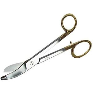 Gipsschaar met hardmetalen snijkant, roestvrij, lengte 24 cm