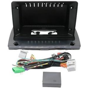 Voor VOLVO XC90 2004 2005 2006 2007 2008 2009 2010 2011 2012 2013 2014 Autoradio Fascia 9 Inch Frame 2Din MP5 Speler Stereo Paneel Interieuraccessoires(Frame Cable)
