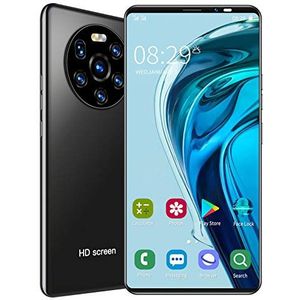 Mobiele telefoon, LANDVO mate40 pro 5,45 inch HD-scherm Telefoon Dual Card Dual Standby-systeem 128 GB Dual Card Dual Standby-systeem High Definition-camera(black)