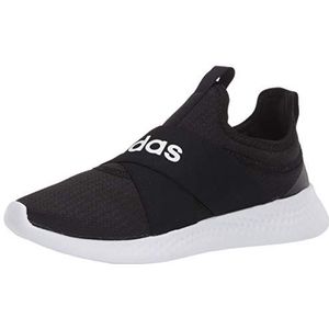 adidas Women's Puremotion Adapt Running Shoe, Black/White/Grey, 10