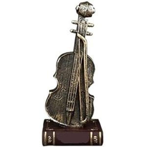 muziekinstrument ornamentmodel Simulatie Gouden Viool Model Mini Muziekinstrument Kleine Ornamenten Creatieve Kamerdecoratie Gouden Viool