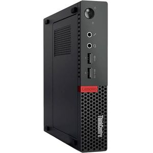 Lenovo Mini-pc desktop-pc ThinkCentre M910q Tiny, processor Core i5 - 7500T, geheugen 8 GB, SSD 240 GB, Win 11 Pro (gereviseerd)