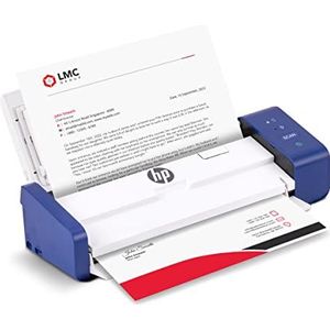 HP compacte desktop dubbelzijdige USB mobiele document- en fotoscanner met automatische invoerlade voor draagbaar dubbelzijdig digitaal scannen