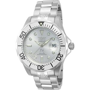 Invicta Heren Pro Diver automatisch roestvrij stalen horloge, Zilver, 13937