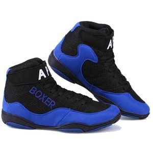 ForceRoute Boksschoenen, Worstelschoenen, Boksschoenen Mannen, Resistente worstelschoenen, Boksworstelen Gym Mma Schoenen, Unisex, Anti-slip, Sterke Ondersteuning, Uitstekende grip, Voor Fighting
