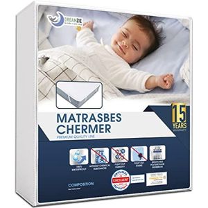 Dreamzie Matrasbeschermer - Voor Matras 70 x 190 cm - Waterdicht met 4 Elastische Hoeken - Gecertificeerd OEKO-TEX®