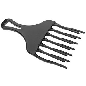 Plastic Afro Haar Pick Kam Ontwarren Pruik Braid Styling Lift Haarborstel Zwart