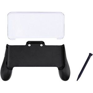 Amazingdeal 3-in-1 handgreep + kristallen hoesje + plastic styluspen voor Nintendo NIEUWE 2DS LL 2DS XL console