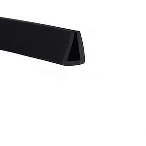 U-vorm rubber U-kanaal rubberen randafwerking 3,28 ft zwarte platte bodem autodeur randafdichting tochtstrip for raam- en deurgeluidsisolatie, breedte x hoogte, 10 mm x 4 mm (Size : 11mm x 8mm)